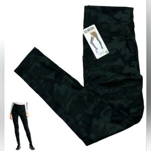 REWASH High Waist Camouflage Print Comfort Stretch Women's Leggings L NWT Grey